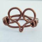 Antique Copper Heart Ring