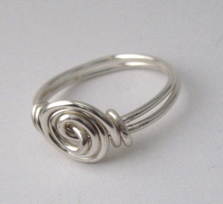 Silver Rosette Ring