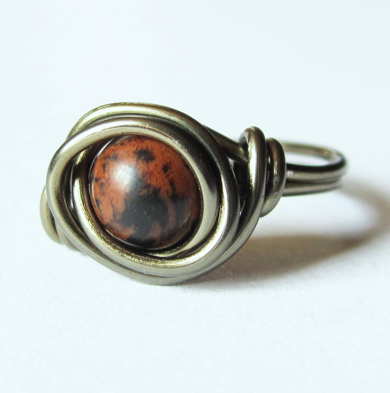 obsidian ring band obsidian ring band